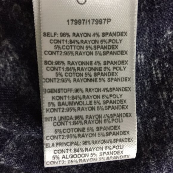 DOLAN  Anthropologie Blue White Striped & Specks Overlay Skirt Dress - Picture 3 of 10